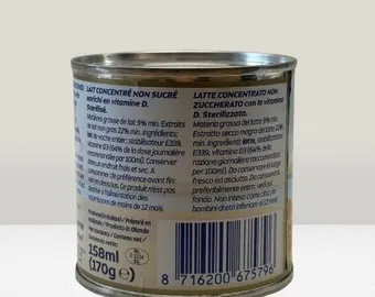 Lait evapore  cnt 48x170gr